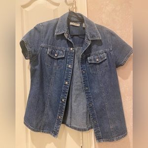 MARSH LANDING 100% Cotton Snap Button Jean Shirt